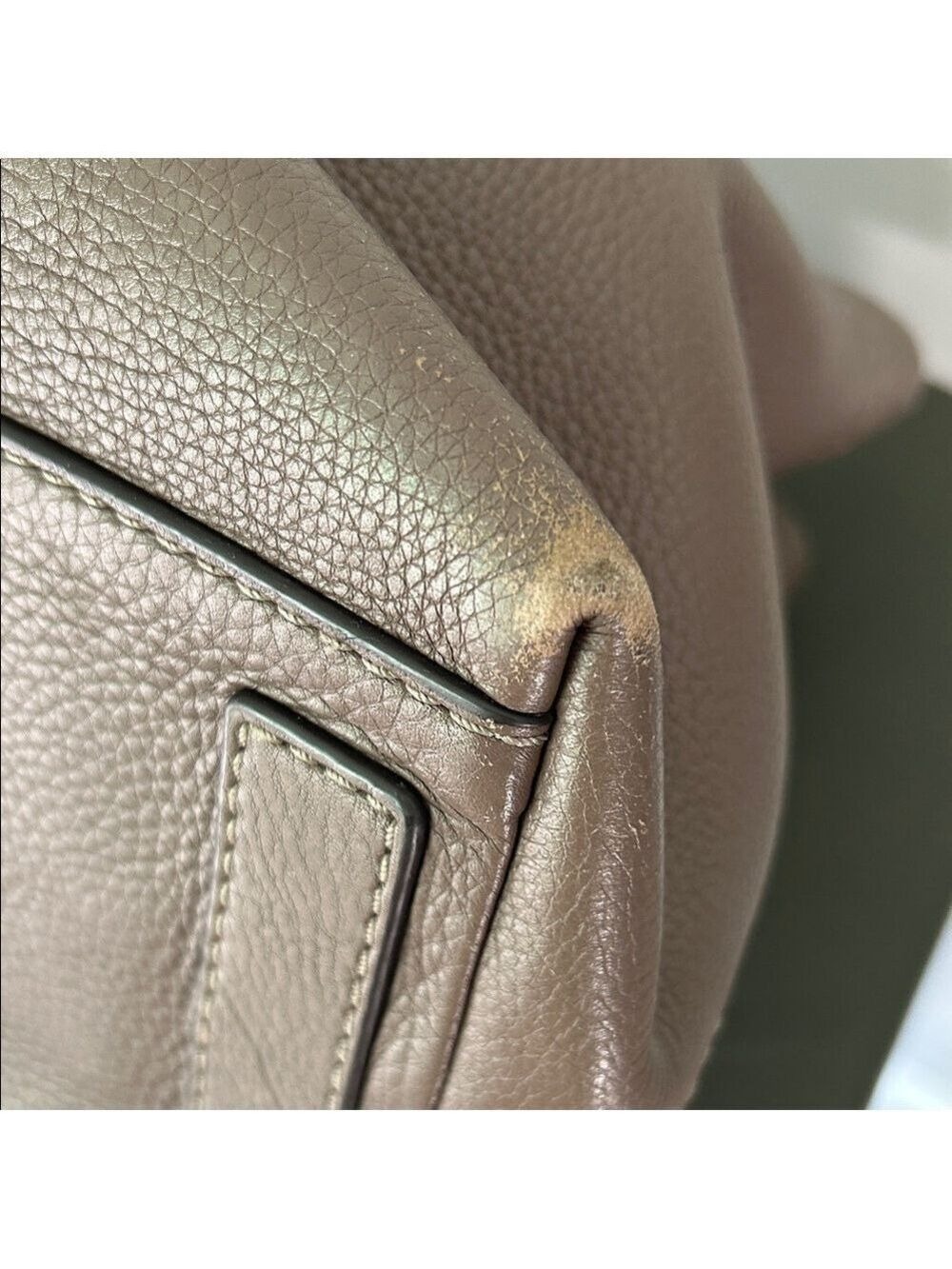 Tory Burch Pebbled McGraw Triple Compartment Leather Tote - Picture 14 of 16